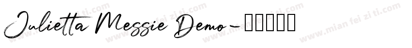 Julietta Messie Demo字体转换